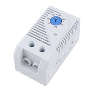 uxcell mechanical thermostat, kts011 0-60°c adjustable compact normally open(n.o) temperature controller switch