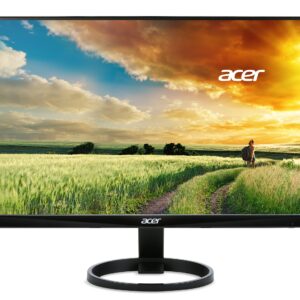 Acer 23.8” Full HD 1920 x 1080 IPS Zero Frame Home Office Computer Monitor - 178° Wide View Angle - 16.7M - NTSC 72% Color Gamut - Low Blue Light - Tilt Compatible - VGA HDMI DVI R240HY bidx