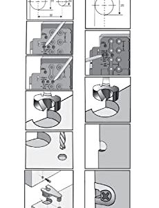 Milescraft 1316 CabinetMate - Shelf Pin Drilling Jig