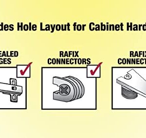 Milescraft 1316 CabinetMate - Shelf Pin Drilling Jig