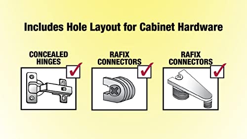 Milescraft 1316 CabinetMate - Shelf Pin Drilling Jig