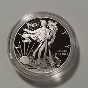 2013 American Eagle 2013 W Enhanced Silver Eagle Low Mintage $1 Brilliant Uncirculated
