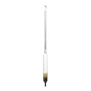 kimble chase 52110-1012 precision specific gravity hydrometer, graduated from 1.000 degree-1.220 degree sg