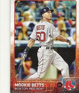 2015 topps future stars mookie betts rookie baseball trading card #389 - boston red sox - free shipping