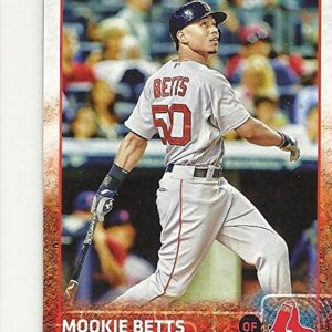 2015 TOPPS FUTURE STARS MOOKIE BETTS ROOKIE BASEBALL TRADING CARD #389 - BOSTON RED SOX - FREE SHIPPING