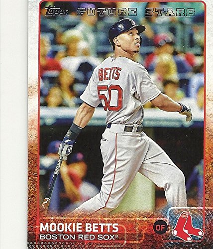 2015 TOPPS FUTURE STARS MOOKIE BETTS ROOKIE BASEBALL TRADING CARD #389 - BOSTON RED SOX - FREE SHIPPING