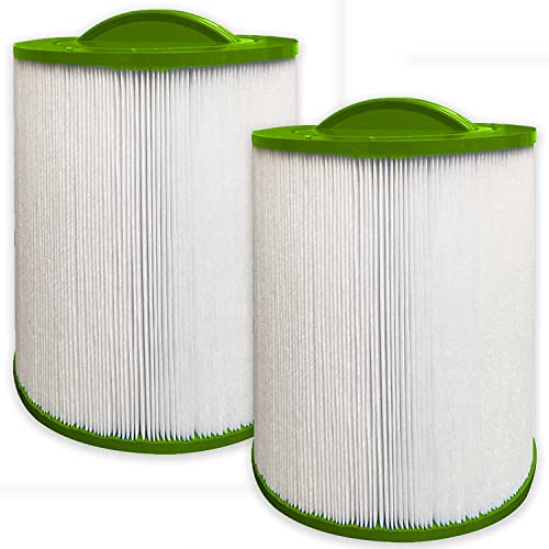 Guardian Filtration - 2 Pack Spa and Hot Tub Filter Cartridge Replacement Pleatco PAS50SV-F2M, Unicel 6CH-502, Filbur FC-0311 | Compatible for Artesian Spas, Majestic Industries | Model 6H8-199