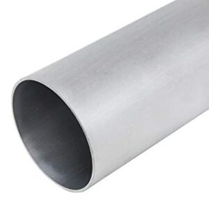 HPS AST-2F-150 6061 T6 Seamless Aluminum Round Straight Tubing, 16 Gauge, 2' Length, 1.5" OD, 0.065" Wall Thickness