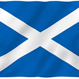 Anley Fly Breeze 3x5 Foot Scotland Flag - Vivid Color and Fade proof - Canvas Header and Double Stitched - Scottish National Flags Polyester with Brass Grommets 3 X 5 Ft