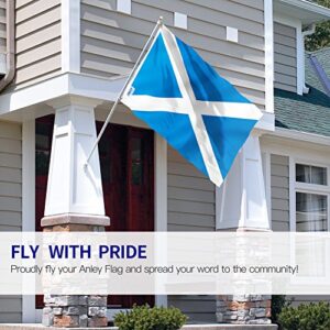 Anley Fly Breeze 3x5 Foot Scotland Flag - Vivid Color and Fade proof - Canvas Header and Double Stitched - Scottish National Flags Polyester with Brass Grommets 3 X 5 Ft