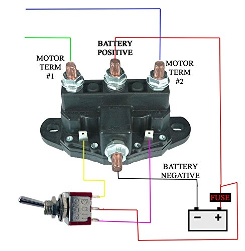 Snow Plow RELAY WINCH MOTOR REVERSING SOLENOID SWITCH NEW 12 VOLT Salt Spreader