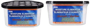 the home store moisture eliminator dehumidifier pellets with charcoal 9.8-oz each. (pack of 2)