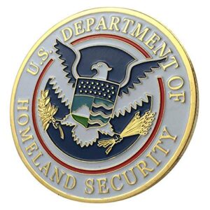 united states department of homeland security / dhs g-p challenge coin 1108#