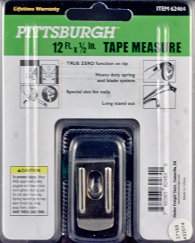 Pittsburgh QuikFind 12 Ft. x ½ In. Tape Measure