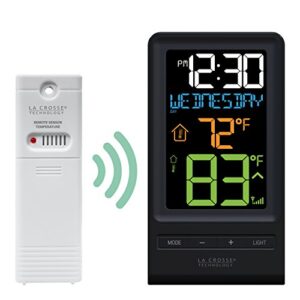 La Crosse Technology 308-1415 Wireless Thermometer, Black