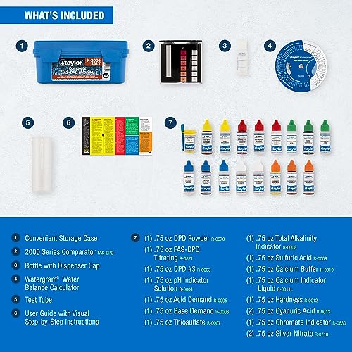 Taylor Technologies TTK2006SALT K-2006-SALT Test Kit, As Shown