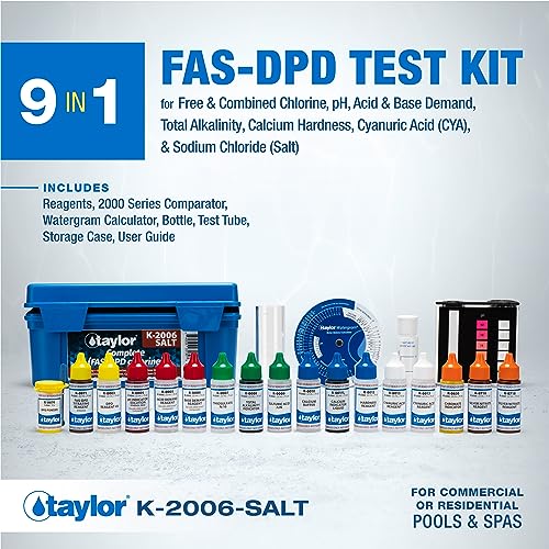 Taylor Technologies TTK2006SALT K-2006-SALT Test Kit, As Shown