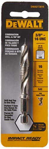 DEWALT Drill Tap, UNC, 3/8-Inch (DWADT3816)