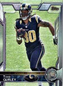 2015 topps football rookie card encased #422 todd gurley nm-mt