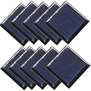 10pcs 2v 60mah 0.12w 45x45mm micro mini power small solar cell panel module for diy solar light phone charger flashlight