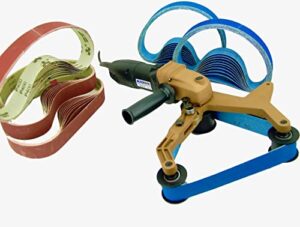 bluerock tools 40a & 50 belts pipe polisher belt sander belts fit metabo new