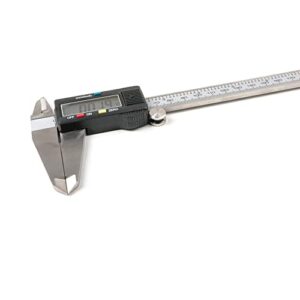 ExGizmo Electronic Digital Caliper 300mm, Stainless Steel 12 Inch Caliper Measuring Tool, Digital Vernier Caliper Gauge Ruler, Easy Switch in SAE (inch) or Metric (mm)