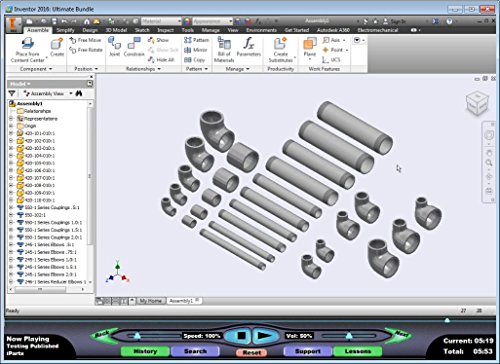 Autodesk Inventor 2016: Tube and Pipe Routed Systems – Video Training Course