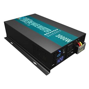 reliable 3000w high efficiency pure sine wave solar power inverter 12v 120v 60hz power converter led display