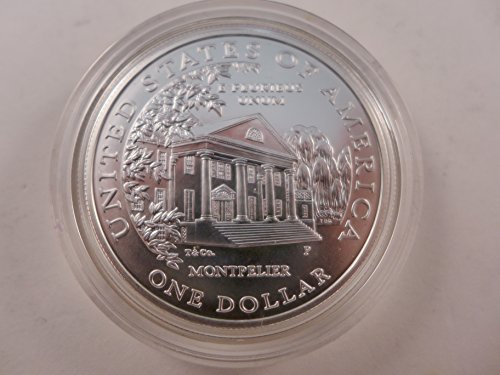 1999 Dolley Madison Silver Dollars Two Piece Set Proof and Uncirculated Gem Uncirculated