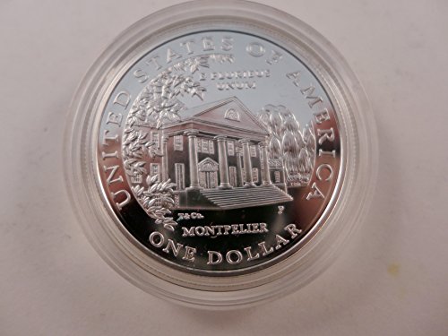 1999 Dolley Madison Silver Dollars Two Piece Set Proof and Uncirculated Gem Uncirculated