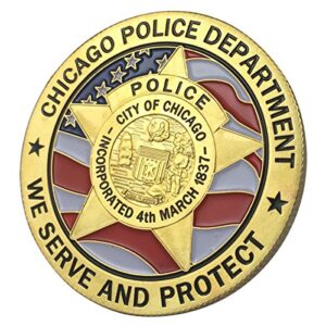 chicago police department / cpd g-p challenge coin 1112#