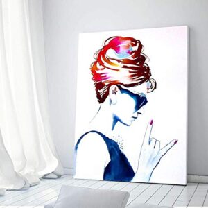 Audrey Rocks Wall Decor - Unique Contemporary Art For Salon - Nail, Beauty & Hair Salon Decor