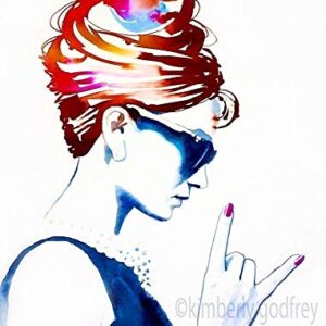 Audrey Rocks Wall Decor - Unique Contemporary Art For Salon - Nail, Beauty & Hair Salon Decor