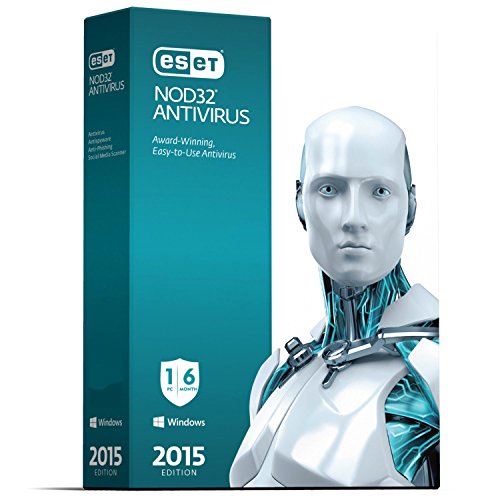 ESET NOD32 Antivirus 2015 - 1 PC 6 Month Download Edition