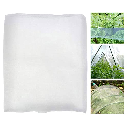 10x15Ft Mosquito Bug Insect Bird Fine Mesh Net Barrier Hunting Blind Garden Screen Netting for Protect Your Plant Fruits Flower