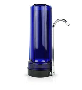 apex mr-1020 countertop water filter (cobalt blue)
