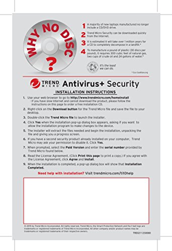 Trend Micro Antivirus+ (1-User) 2017* Download (registration Code)