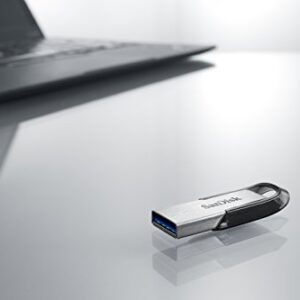 SanDisk 128GB Ultra Flair USB 3.0 Flash Drive - SDCZ73-128G-G46, black