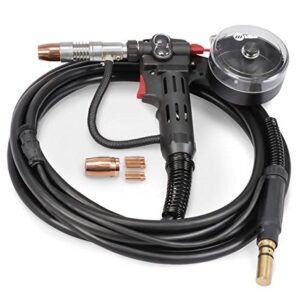 Miller Spoolmate 150 Spool Gun - 150A MIG Welder Spool Gun for Aluminum, Steel & Stainless Steel - Aluminum Spool Gun Welder with 20-Ft Cable, Nozzle & Extra Contact Tips - Ideal for Light Fabricators