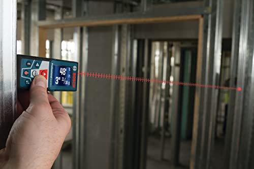 BOSCH Blaze GLM50C Bluetooth Enabled 165ft Laser Distance Measure with Color Backlit Display