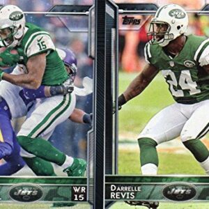 New York Jets 2015 Topps NFL Football Complete Regular Issue 20 Card Team Set Including Brandon Marshall, Darrelle Revis and Others