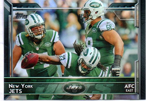 New York Jets 2015 Topps NFL Football Complete Regular Issue 20 Card Team Set Including Brandon Marshall, Darrelle Revis and Others