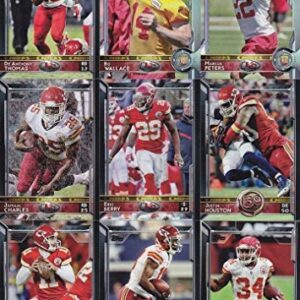 Kansas City Chiefs 2015 Topps NFL Football Complete Hand Collated Regular Issue 16 Card Team Set Including Alex Smith, Jamaal Charles Plus