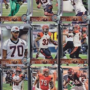 Cincinnati Bengals 2015 Topps NFL Football Complete Regular Issue 18 Card Team Set Including AJ Green, Andy Dalton, Giovani Plus