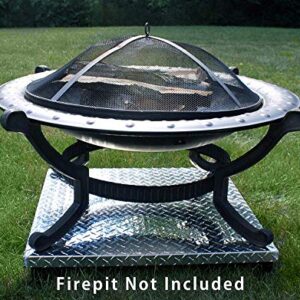 Northland Online Deck Defender & Grass Guard, High Temp Fire Pit Heat Shield, Fire Pit Mat for Grass Lawn Protection, Fire Pit Pad for Outdoors, Bonfires, Wood Burning