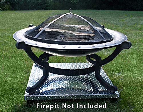 Northland Online Deck Defender & Grass Guard, High Temp Fire Pit Heat Shield, Fire Pit Mat for Grass Lawn Protection, Fire Pit Pad for Outdoors, Bonfires, Wood Burning