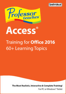 professor teaches access 2016 [download]
