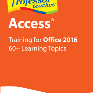 Professor Teaches Access 2016 [Download]