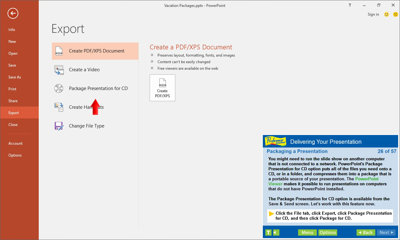 Professor Teaches PowerPoint 2016 [Download]