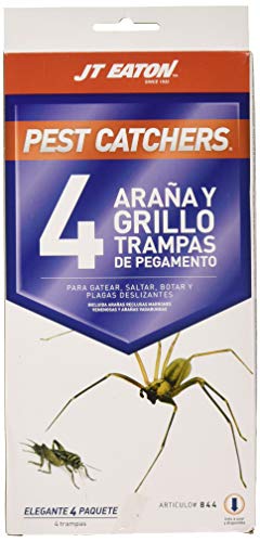 J T Eaton 646437141239 JT Eaton 844 Pest Catchers Large Spider and Cricket Size Attractant Sc